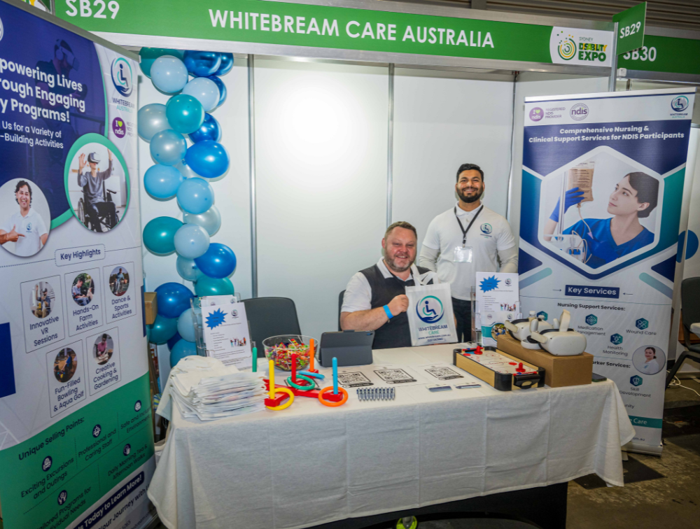 Small business booth example from Sydney Expo