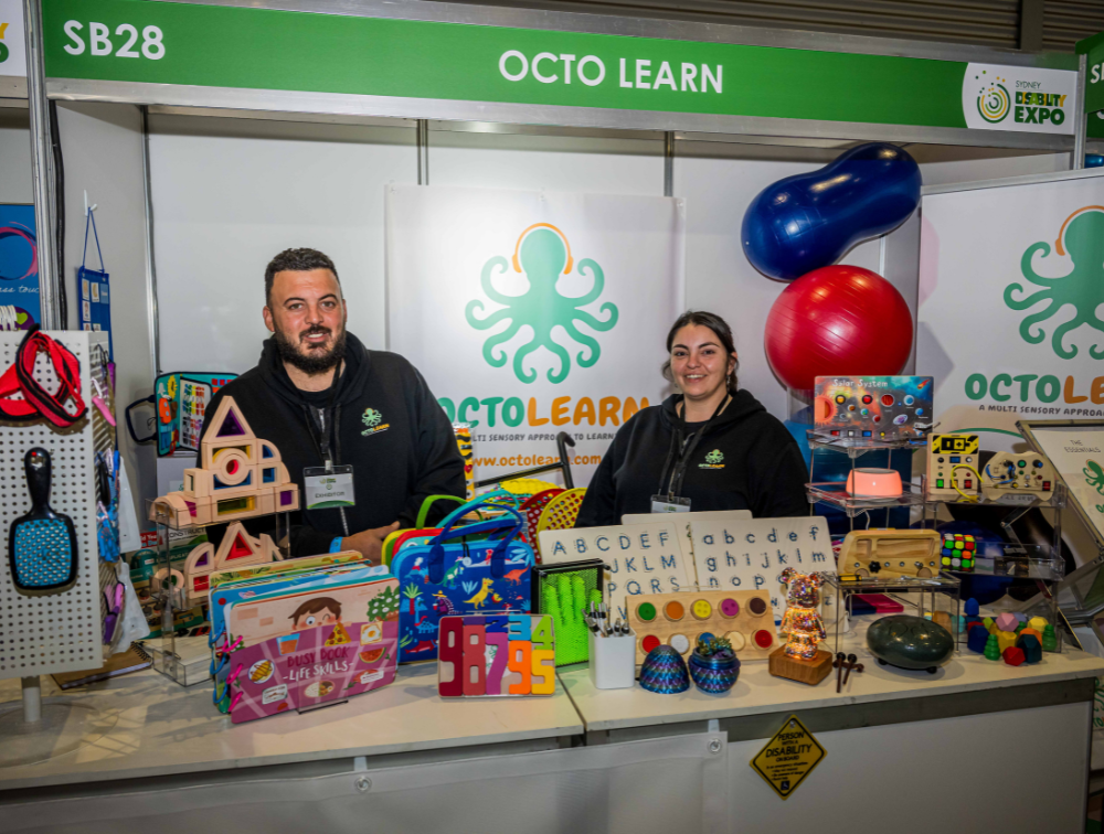 Small business booth example from Sydney Expo