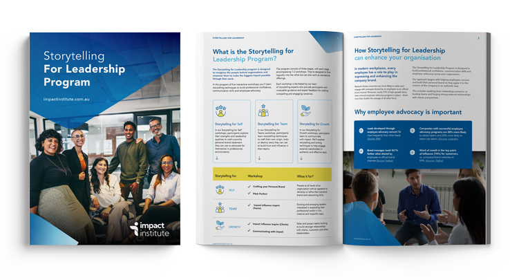 Download The Storytelling For Leadership Information Pack